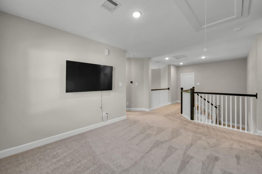 Spacious, unfurnished interior of a new home in The Woodlands Hills 60’, Willis (Image 23).