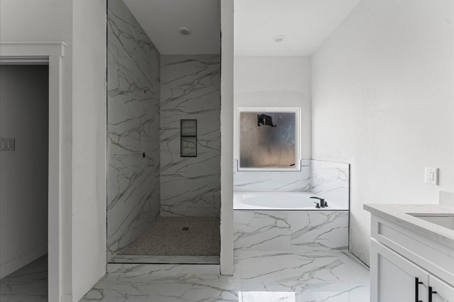 Furnished interior view inside a new home in , Huffman (Image 5).