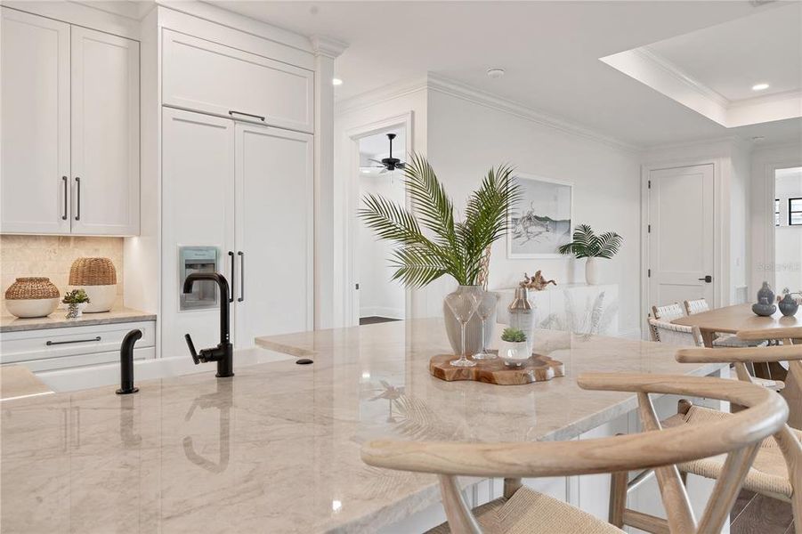 Furnished interior view inside a new home in , Boca Grande (Image 13).