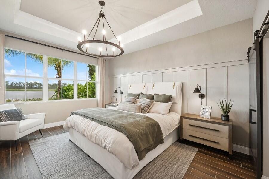 Furnished interior view inside a new home in , Port St. Lucie (Image 28).