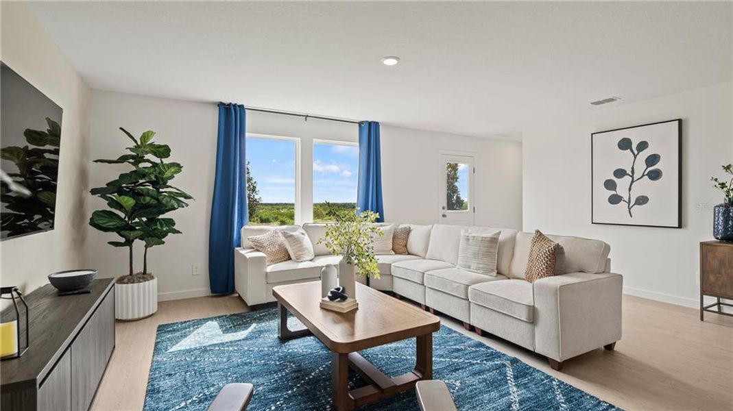 Furnished interior view inside a new home in Crosswinds, Haines City (Image 8).