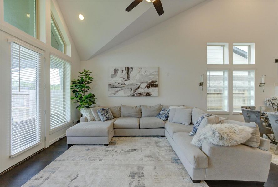 Furnished interior view inside a new home in Sienna 45', 50', Missouri City (Image 16).