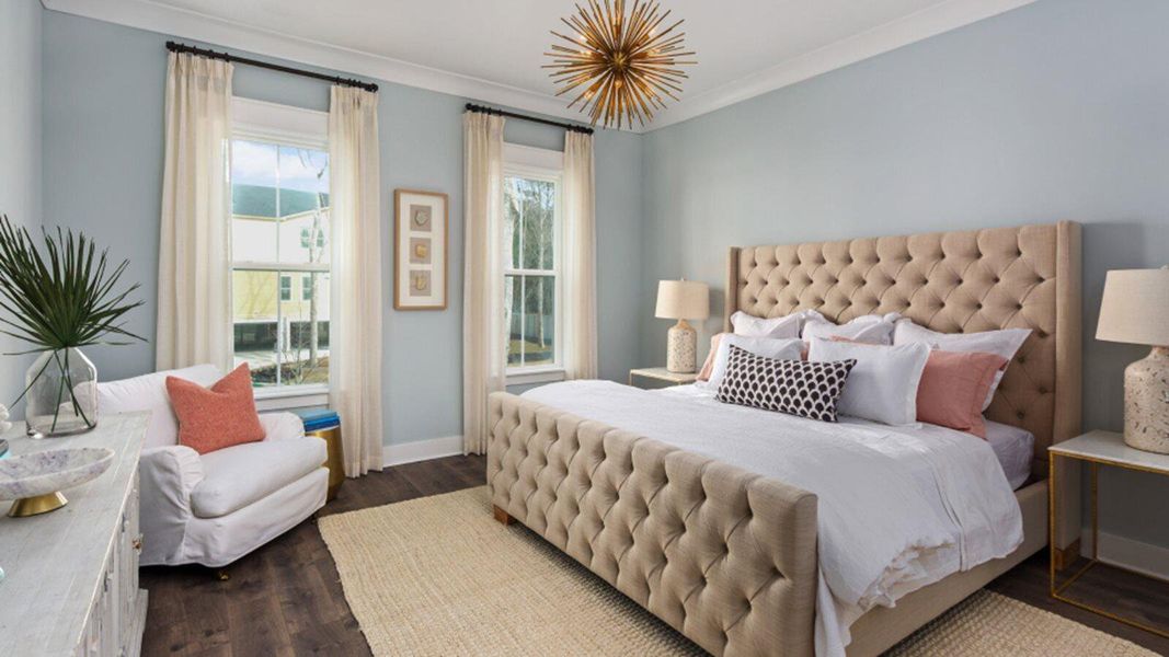Furnished interior view inside a new home in Sweetgrass at Summers Corner, Summerville (Image 7).