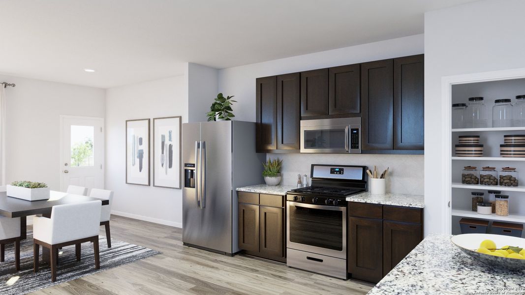 Furnished interior view inside a new home in Swenson Heights, Seguin (Image 15).