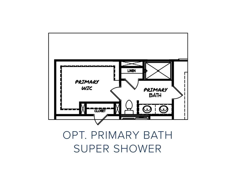 2D floor plan layout for the The Preston by My Home Communities in Legends at Old Monroe, Monroe, GA (Image 11).