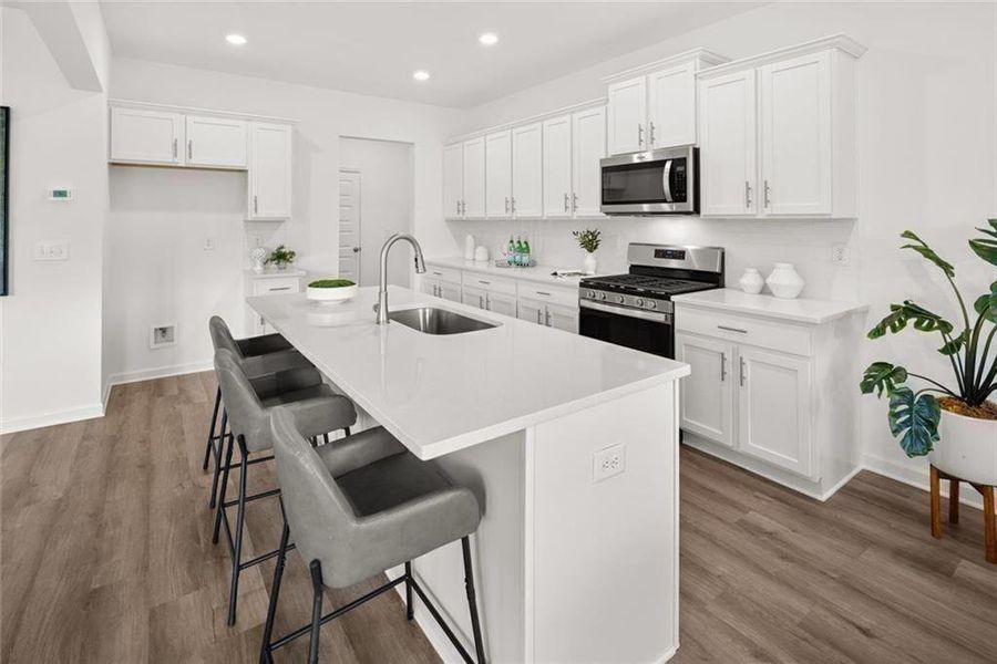 Furnished interior view inside a new home in , Loganville (Image 31).