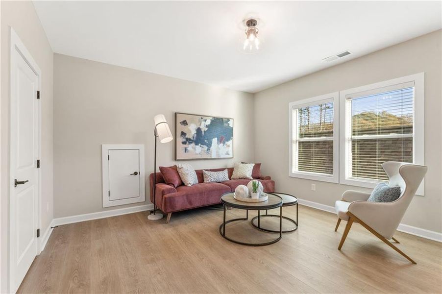 Furnished interior view inside a new home in The Reserve at Knollwood, Canton (Image 16). Furnished interior view inside a new home in The Reserve at Knollwood, Canton (Image 16).