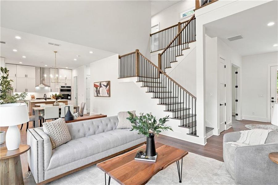 Furnished interior view inside a new home in , Fairburn (Image 14).