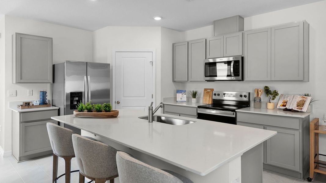 Furnished interior view inside a new home in Crosswinds, Haines City (Image 5).