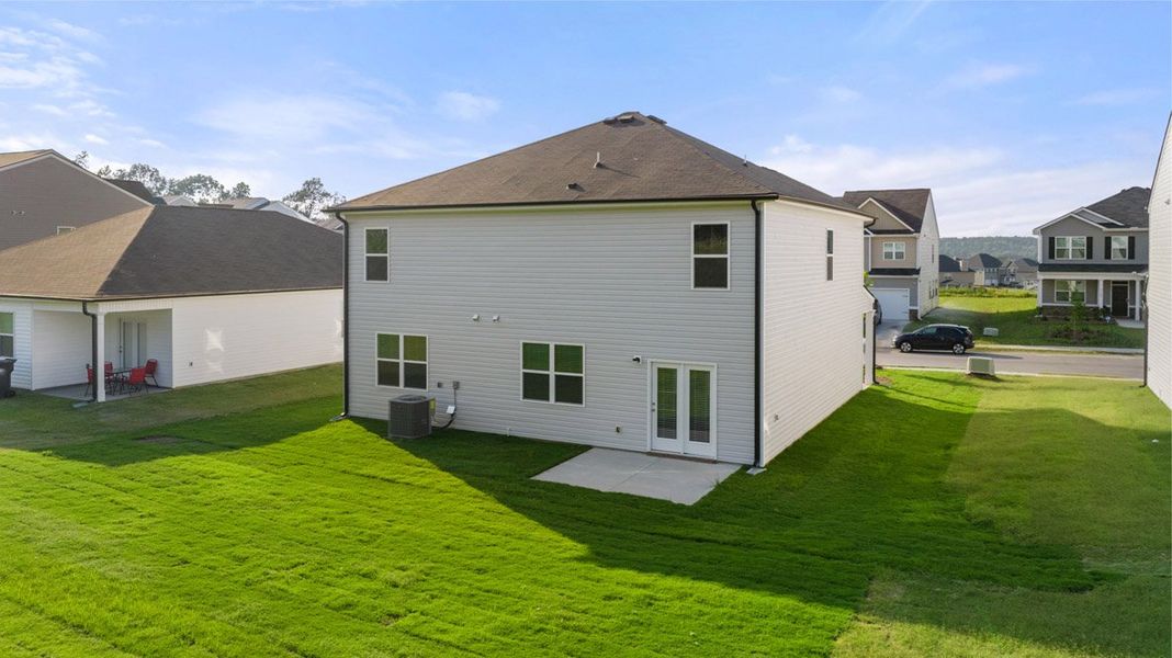 Representative exterior details of a home built from the Elle by D.R. Horton in The Preserve at Agricultural Village, Perry (Image 3).