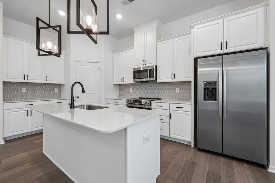 Furnished interior view inside a new home in Terraces at the Exchange, Indian Land (Image 8).