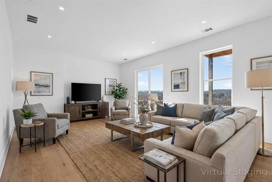 Furnished interior view inside a new home in , Canton (Image 17).