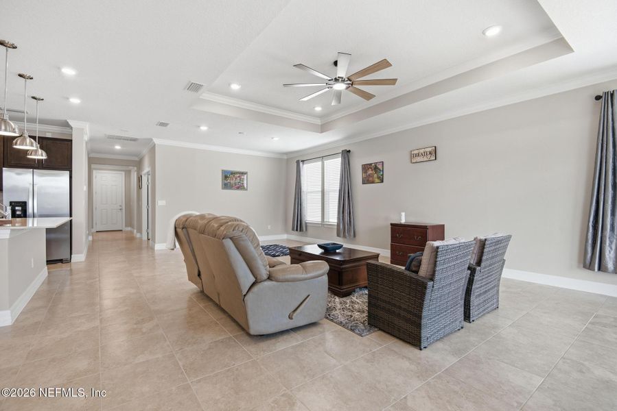 Furnished interior view inside a new home in , St. Augustine (Image 42).