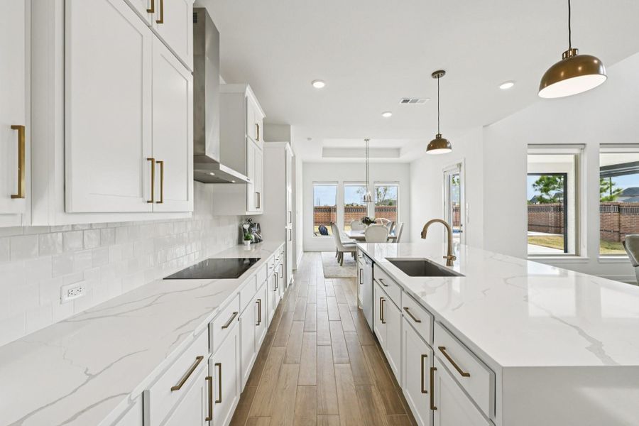 Furnished interior view inside a new home in Elyson, Katy (Image 38).