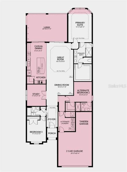 2D floor plan layout of this home in Esplanade at Azario Lakewood Ranch, Bradenton, FL (Image 2). 2D floor plan layout of this home in Esplanade at Azario Lakewood Ranch, Bradenton, FL (Image 2).
