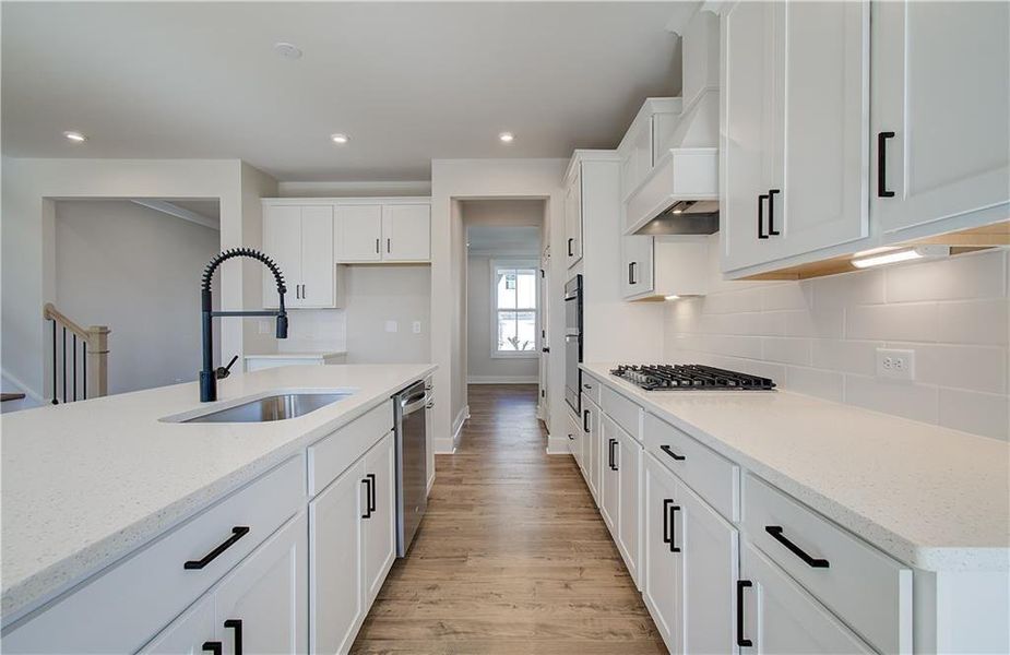 Furnished interior view inside a new home in Wisteria at GreenHouse, Marietta (Image 5).