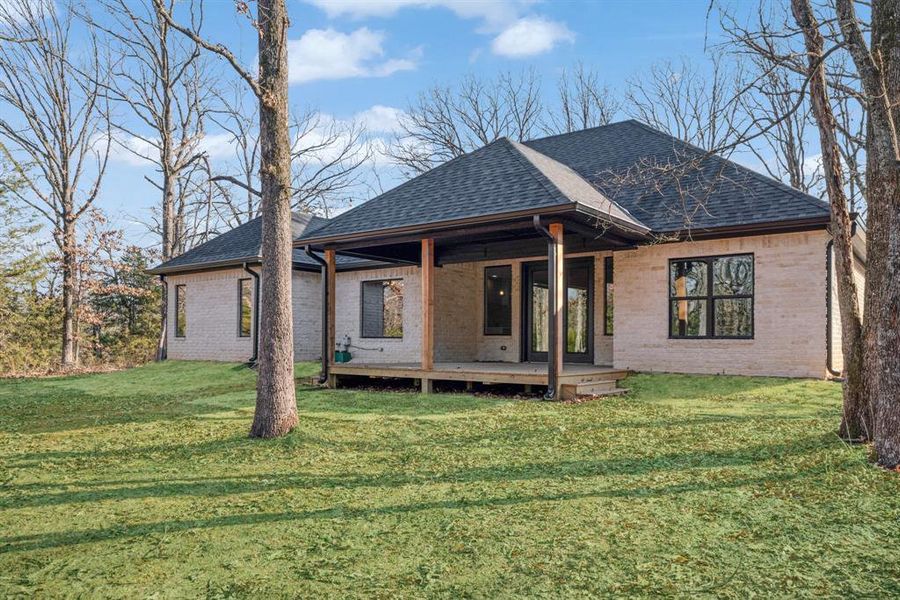 Exterior details and patio area of a home in , Powderly (Image 26). Exterior details and patio area of a home in , Powderly (Image 26).