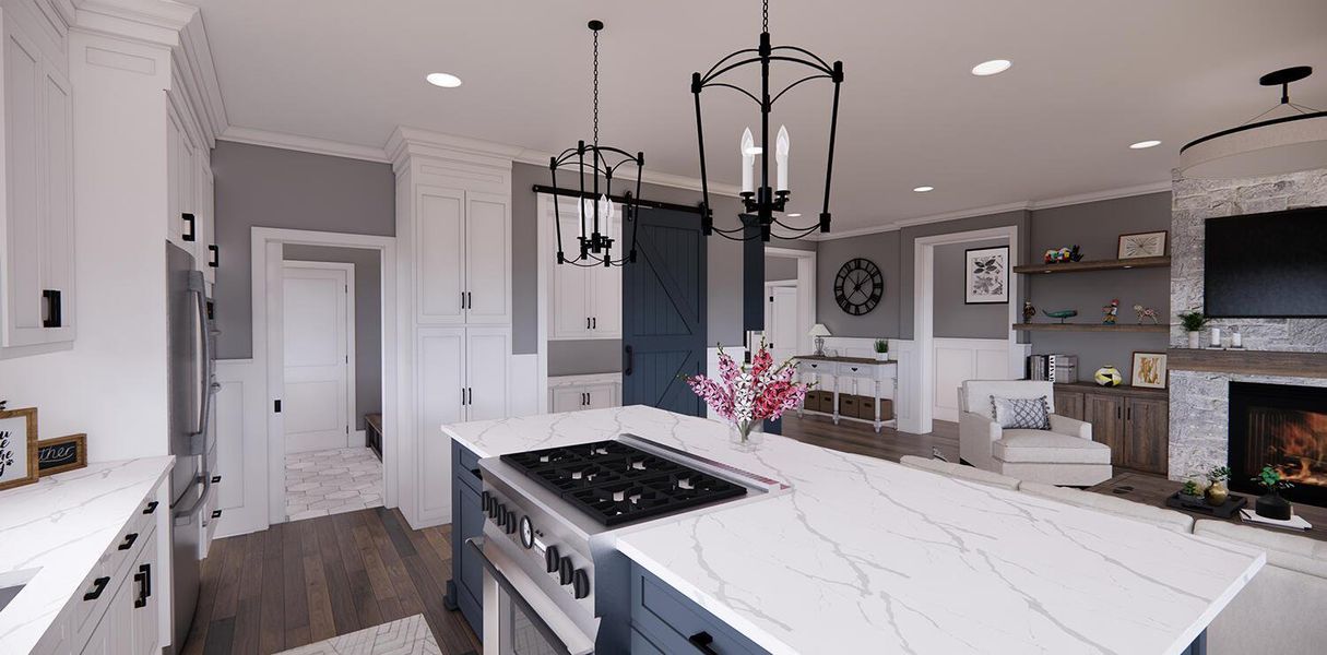 Furnished interior view inside a new home in , Lake Worth (Image 38).