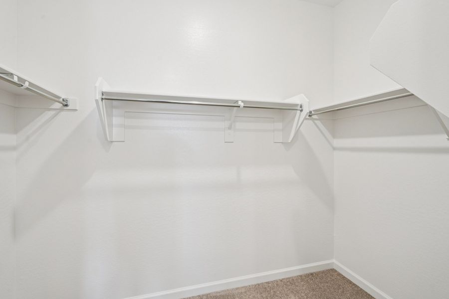 Primary walk in closet