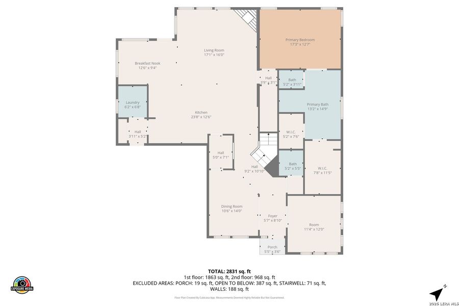 2D floor plan layout of this home in , Boerne, TX (Image 5).