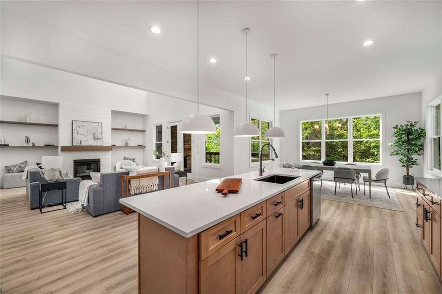 Furnished interior view inside a new home in , Jefferson (Image 9).