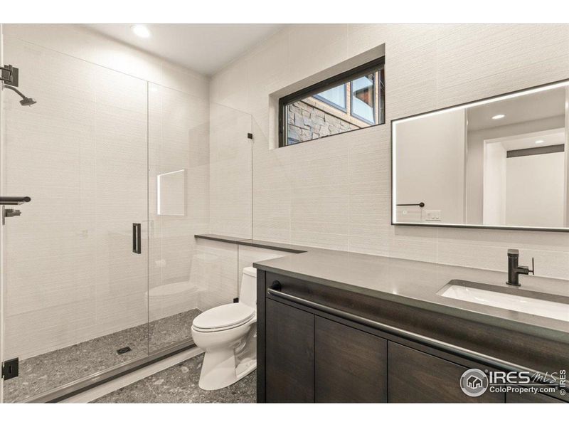 1 of 2 basement bathrooms