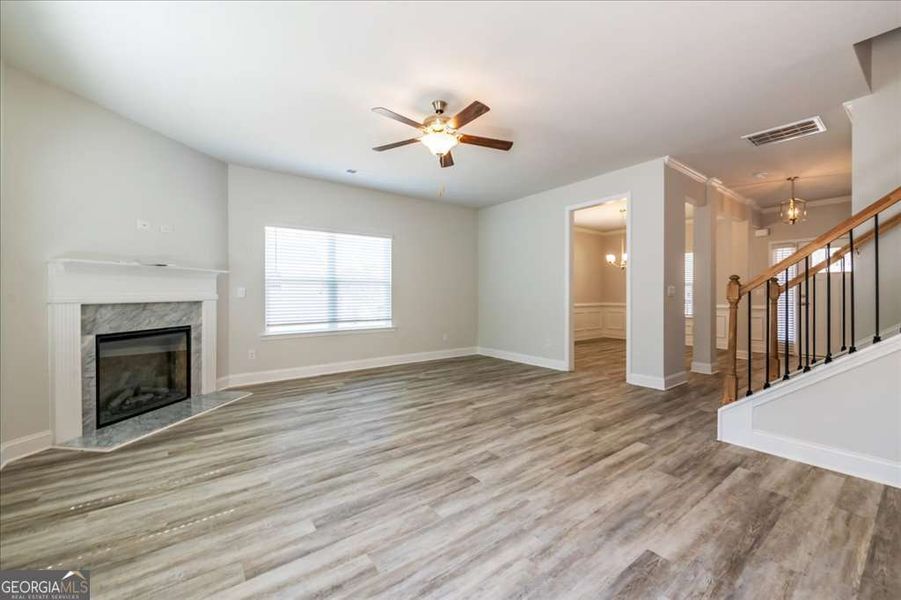 Spacious, unfurnished interior of a new home in Carson's Walk, Macon (Image 16).