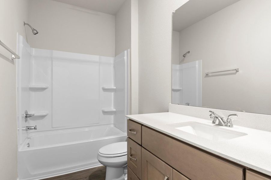 Furnished interior view inside a new home in Cloverleaf, Austin (Image 15).