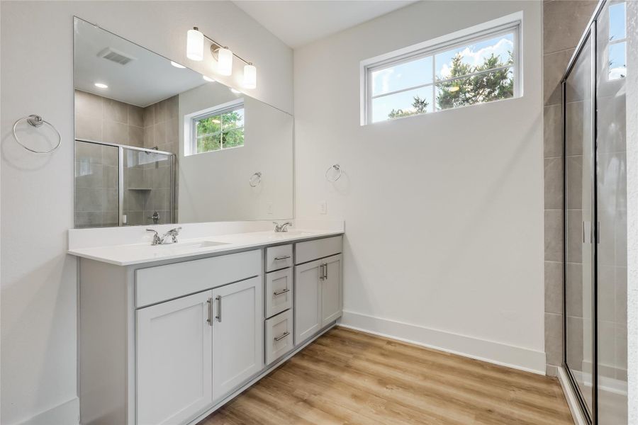 Furnished interior view inside a new home in , Lago Vista (Image 12).