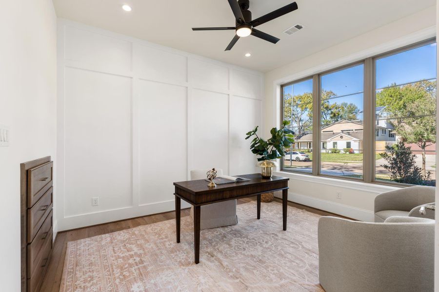 Furnished interior view inside a new home in , Houston (Image 44).