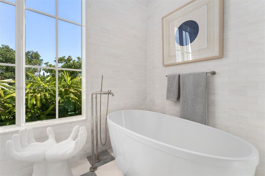 Furnished interior view inside a new home in , Key Biscayne (Image 16). Furnished interior view inside a new home in , Key Biscayne (Image 16).