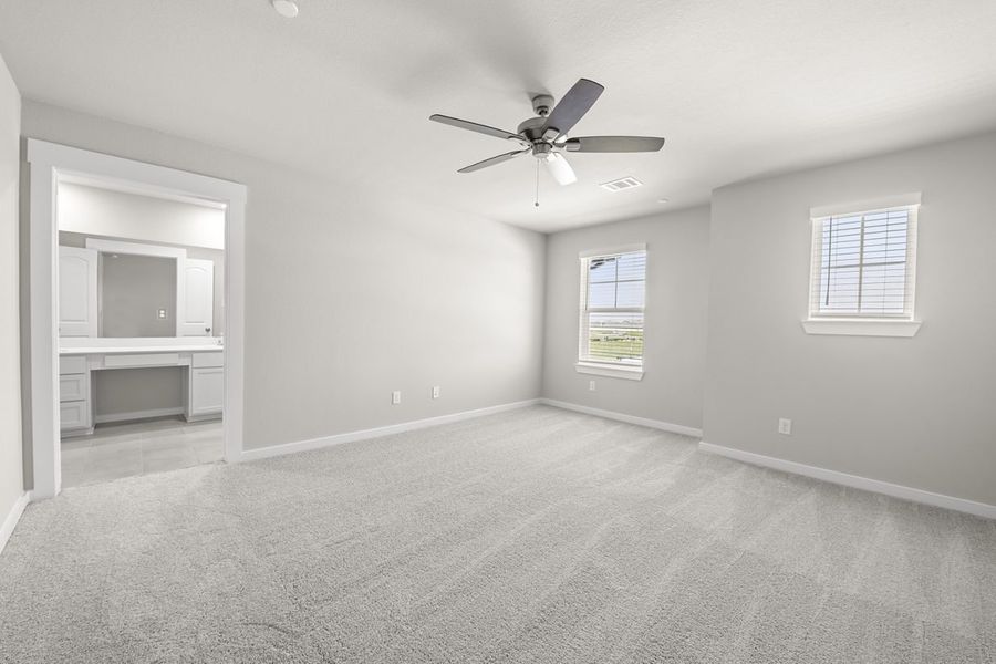 Spacious, unfurnished interior of a new home in Sierra Vista Townhomes, Rosharon (Image 11).