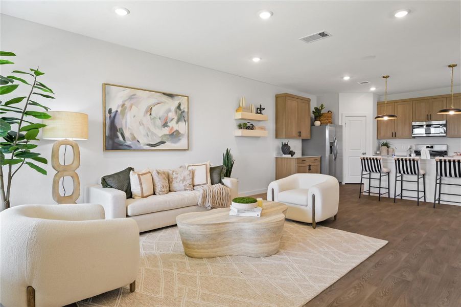 Furnished interior view inside a new home in Holly Ridge, Rosenberg (Image 27).