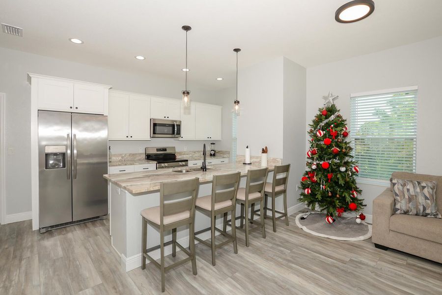 Furnished interior view inside a new home in , Sebring (Image 9).