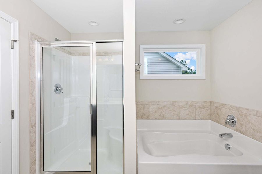 Representative furnished interior of a home built from the Drayton by Caviness & Cates Communities in Bartlett Manor, Youngsville (Image 221).