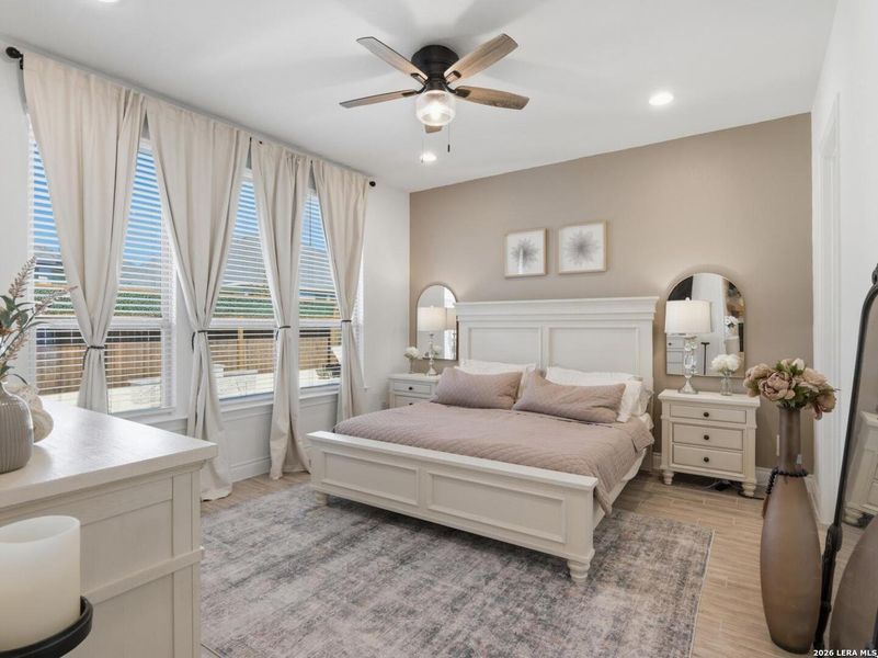 Furnished interior view inside a new home in Corley Farms, Boerne (Image 13).
