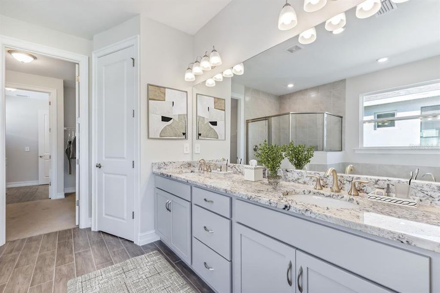 Furnished interior view inside a new home in Coral Lakes - Tradition & Express, Punta Gorda (Image 6).