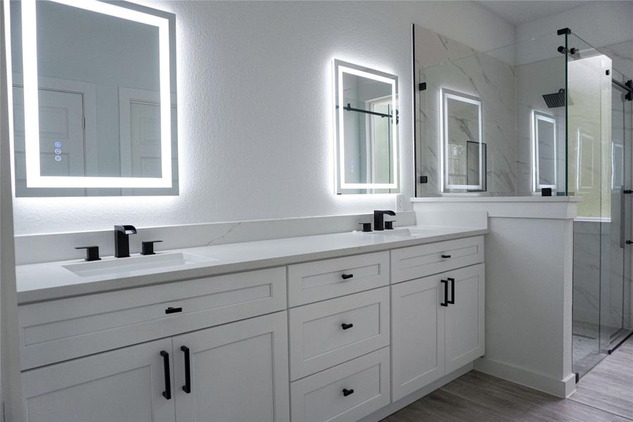Furnished interior view inside a new home in , Cleveland (Image 6).