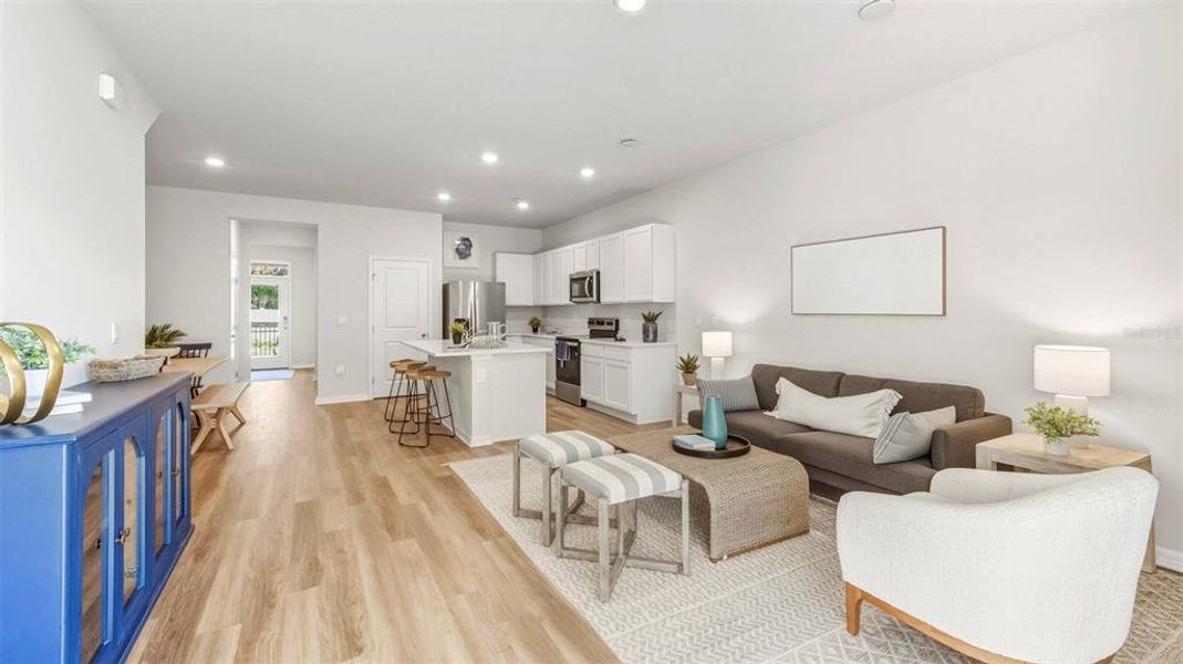 Furnished interior view inside a new home in Oasis at Longwood Run, Sarasota (Image 5).