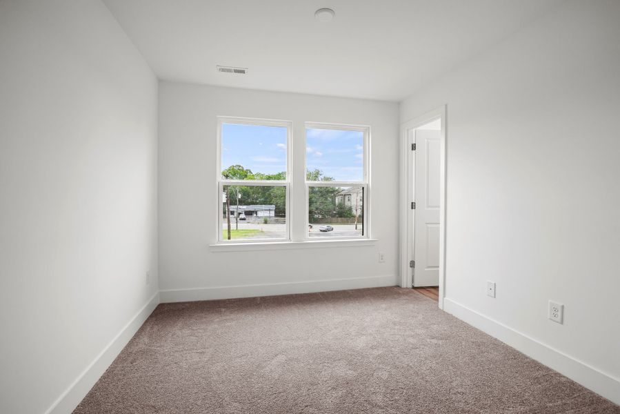 Spacious, unfurnished interior of a new home in West End Heights, Charlotte (Image 21). Spacious, unfurnished interior of a new home in West End Heights, Charlotte (Image 21).