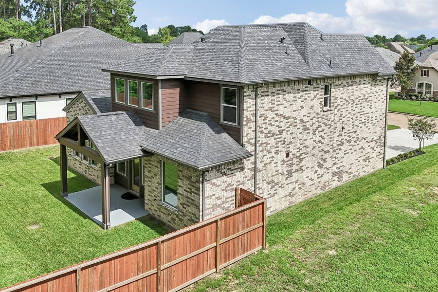 Exterior details and patio area of a home in , Montgomery (Image 30). Exterior details and patio area of a home in , Montgomery (Image 30).