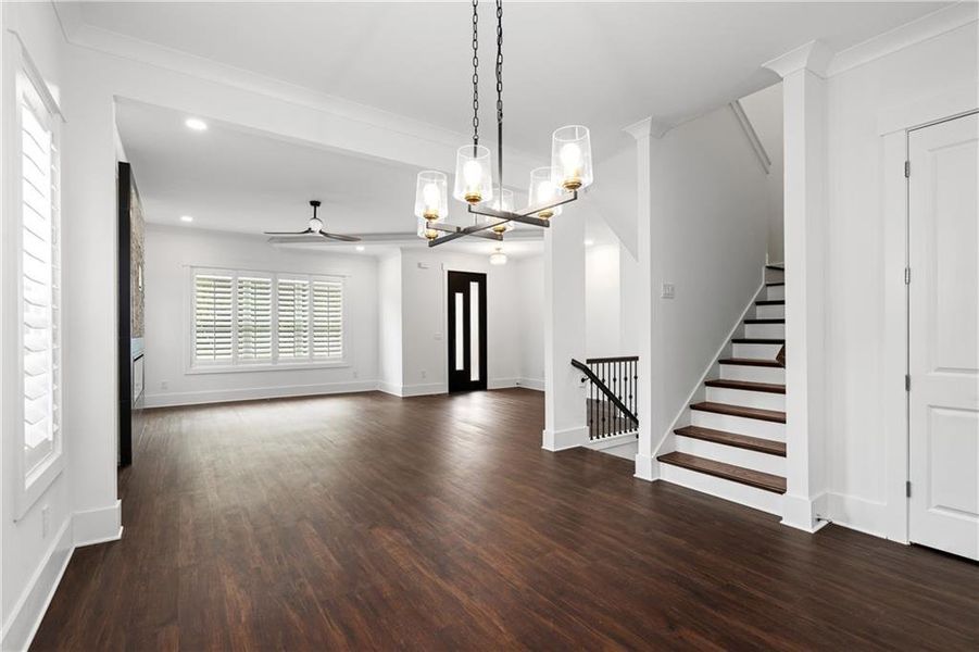 Spacious, unfurnished interior of a new home in , Stockbridge (Image 30).