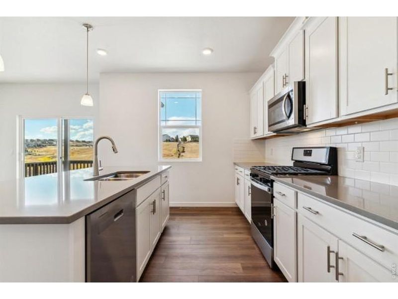 Furnished interior view inside a new home in Lakeside Canyon, Mead (Image 10).