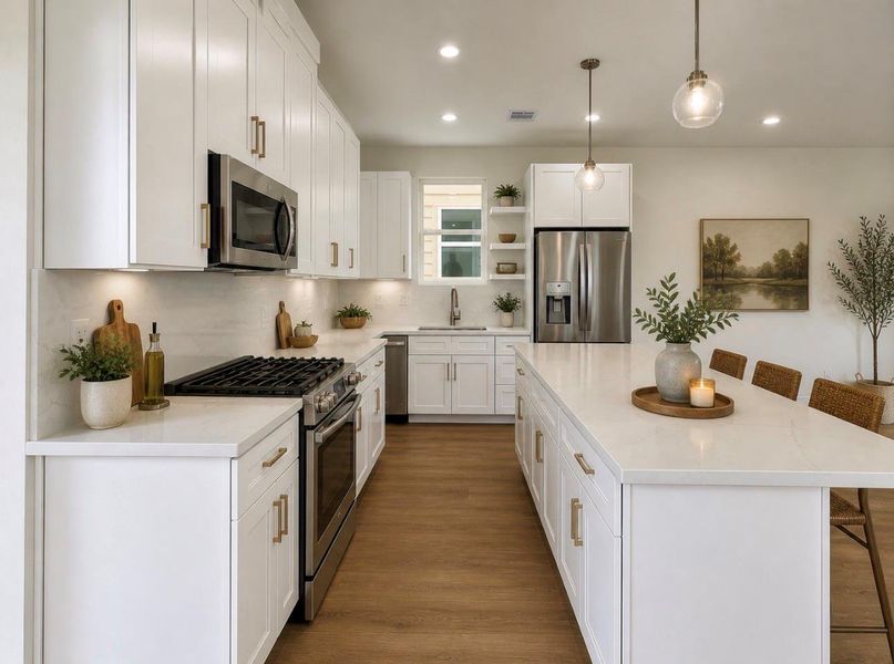 Appliances will be installed before the closing