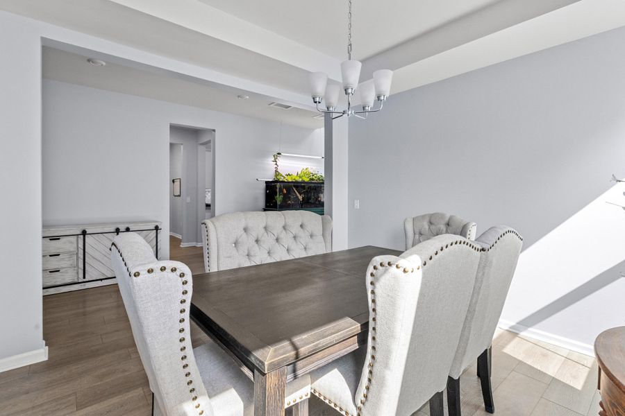 Furnished interior view inside a new home in Sweetgrass at Summers Corner, Summerville (Image 16).