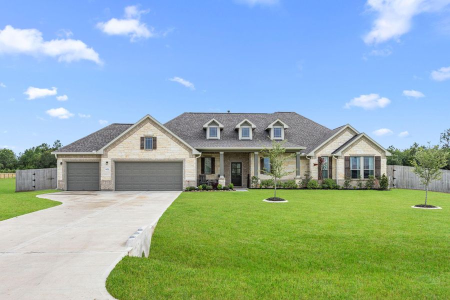 Large covered front porch.