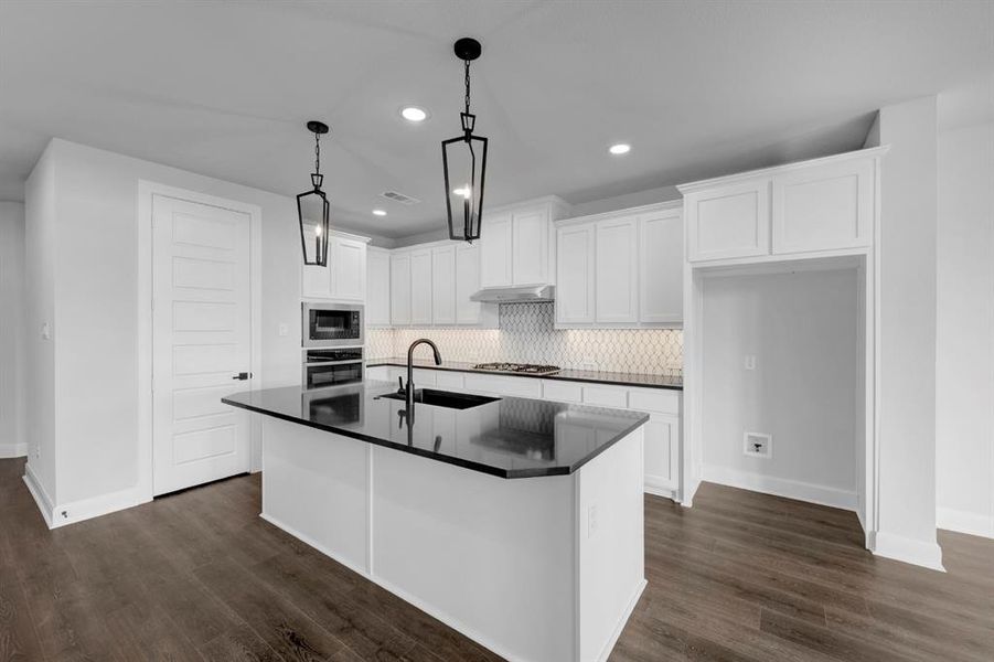 Furnished interior view inside a new home in Treeline, Justin (Image 17).