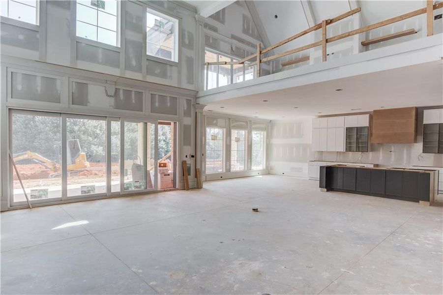 In-progress construction of a new home in , Buford, GA (Image 44).