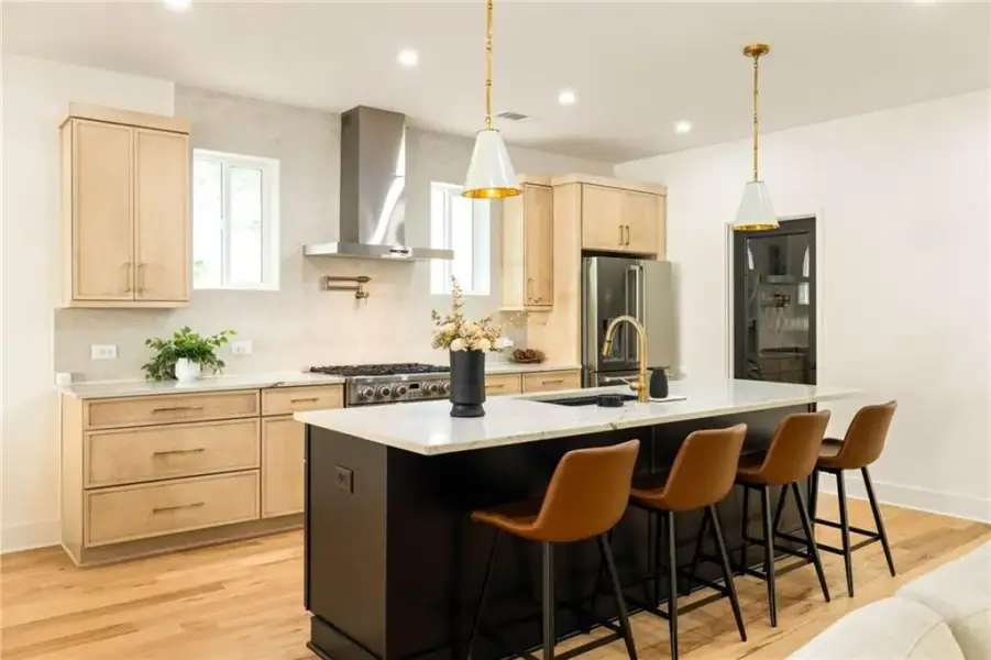 Furnished interior view inside a new home in , Atlanta (Image 31).