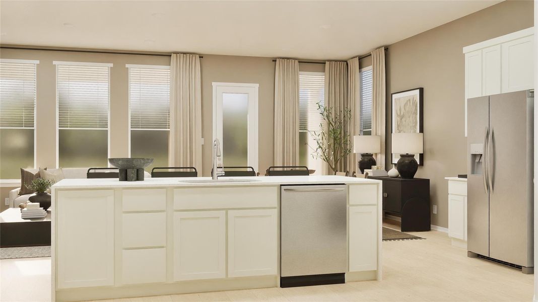 Furnished interior view inside a new home in The Highlands, Porter (Image 10). Furnished interior view inside a new home in The Highlands, Porter (Image 10).